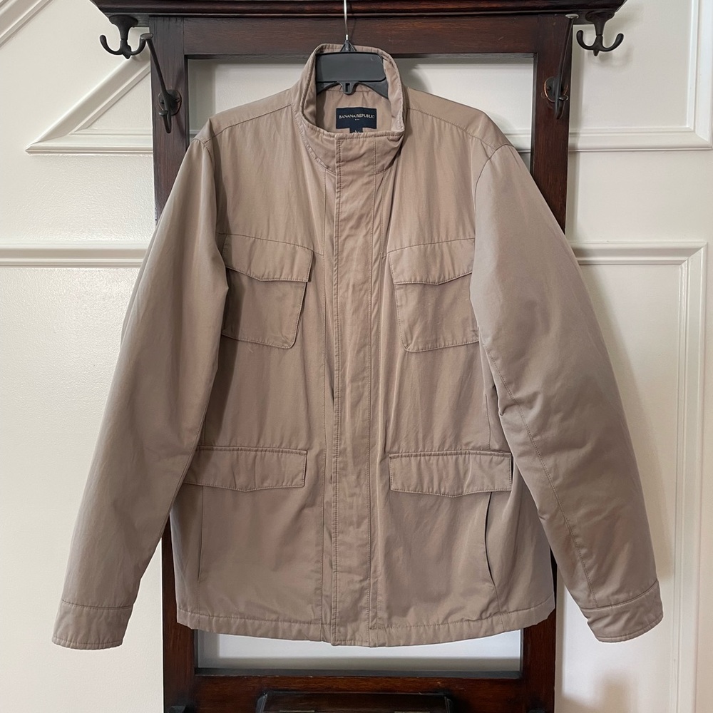Khaki Men's Barn Jacket